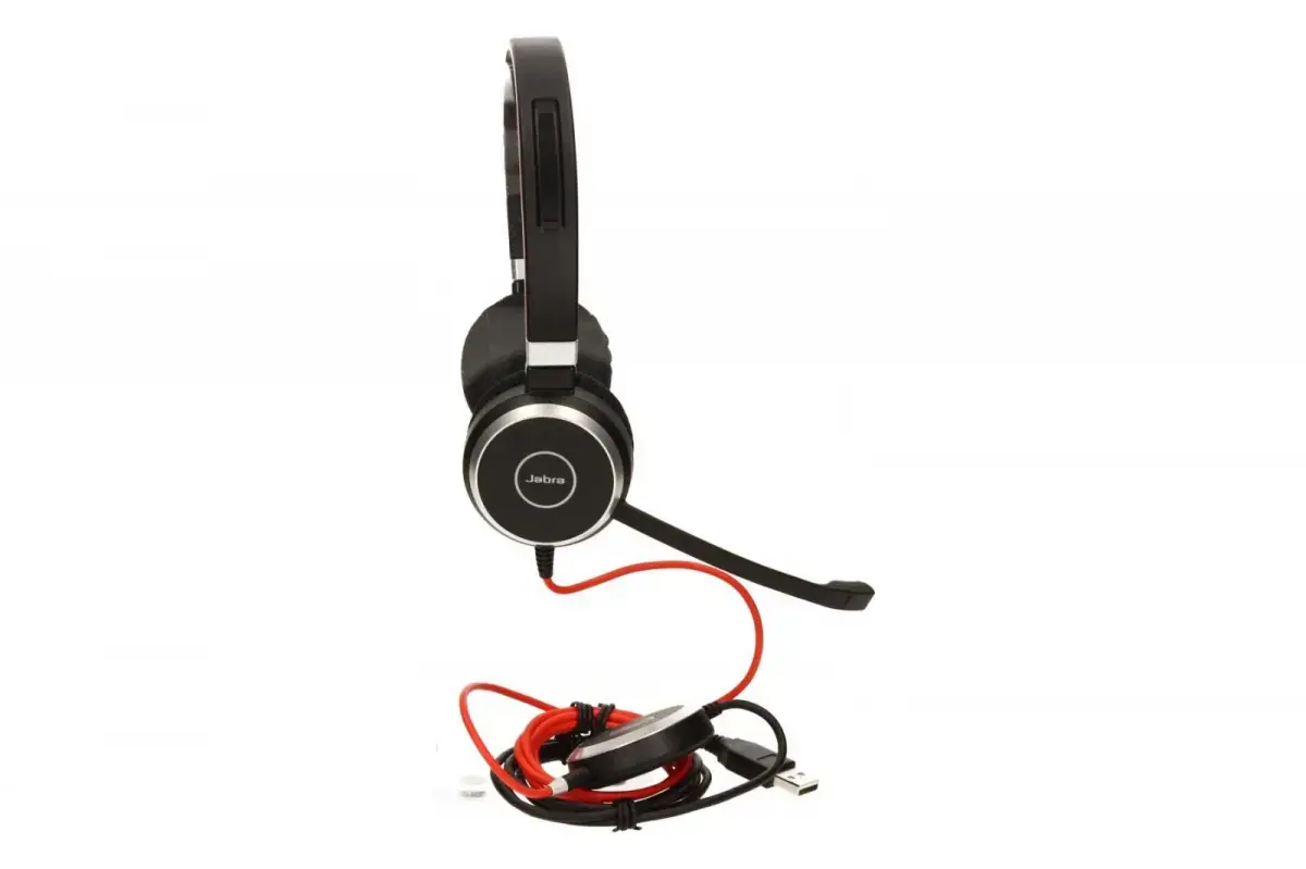 Jabra EVOLVE 40 MS Stereo, laidinis, biuro / skambučių centras, 171 g, ausinės, juodos spalvos