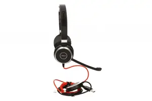 Jabra EVOLVE 40 MS Stereo, laidinis, biuro / skambučių centras, 171 g, ausinės, juodos spalvos