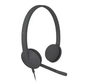 Ausinės Logitech H340 USB (981-000475), juodos