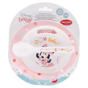 Minnie Mouse - Mikrobangų krosnelės rinkinys (dubenėlis su šaukštu) (Indigo dreams)