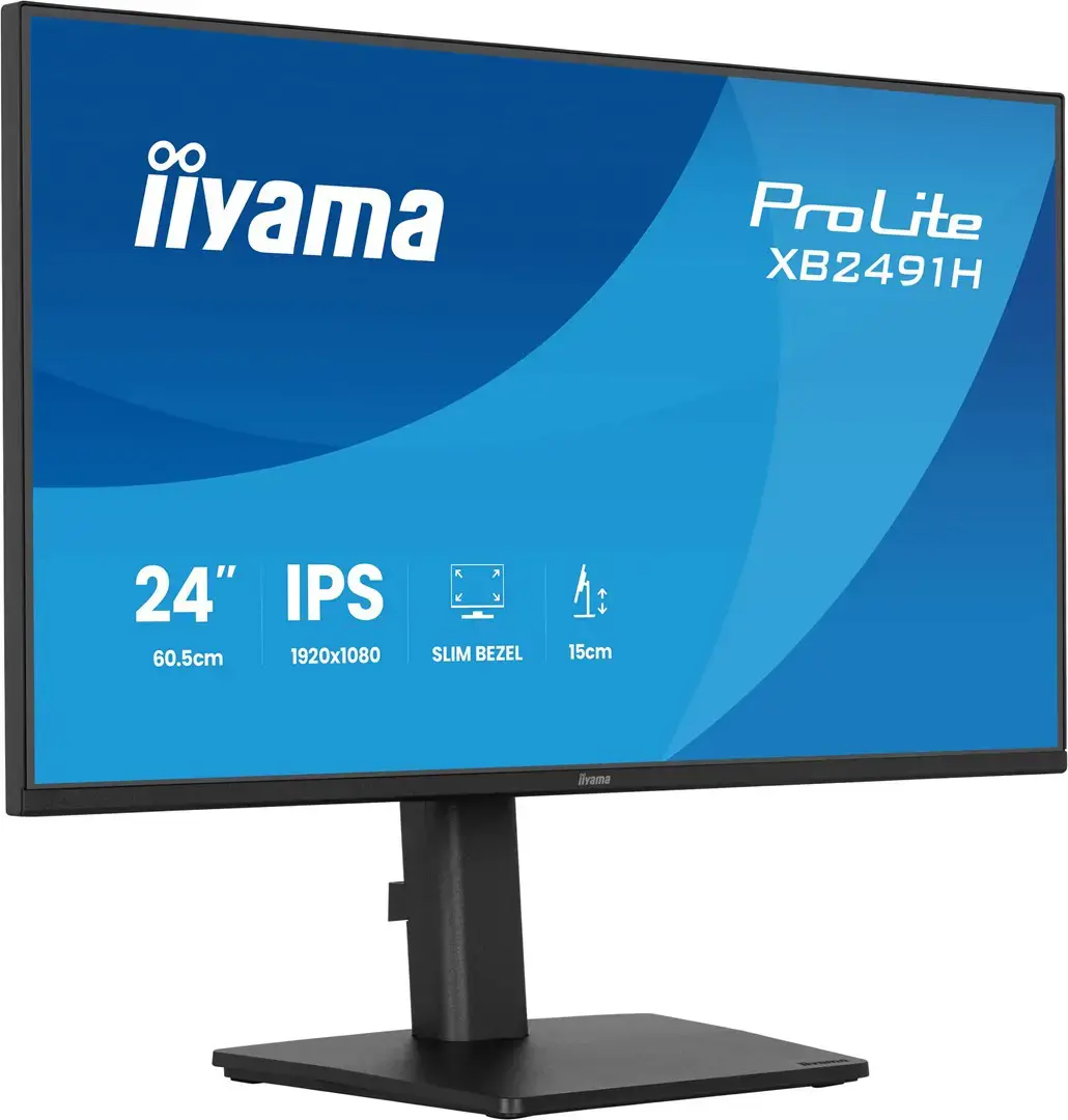 iiyama ProLite XB2491H-B1 computer monitor 60.5 cm (23.8") 1920 x 1080 pixels Full HD LCD Black