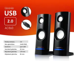 Garsiakalbiai 8W USB AC860