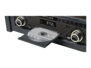 "Muse" grotuvo mikrosistema MT-115W USB jungtis, "Bluetooth", CD grotuvas, belaidis ryšys, AUX įvestis, FM radijas,