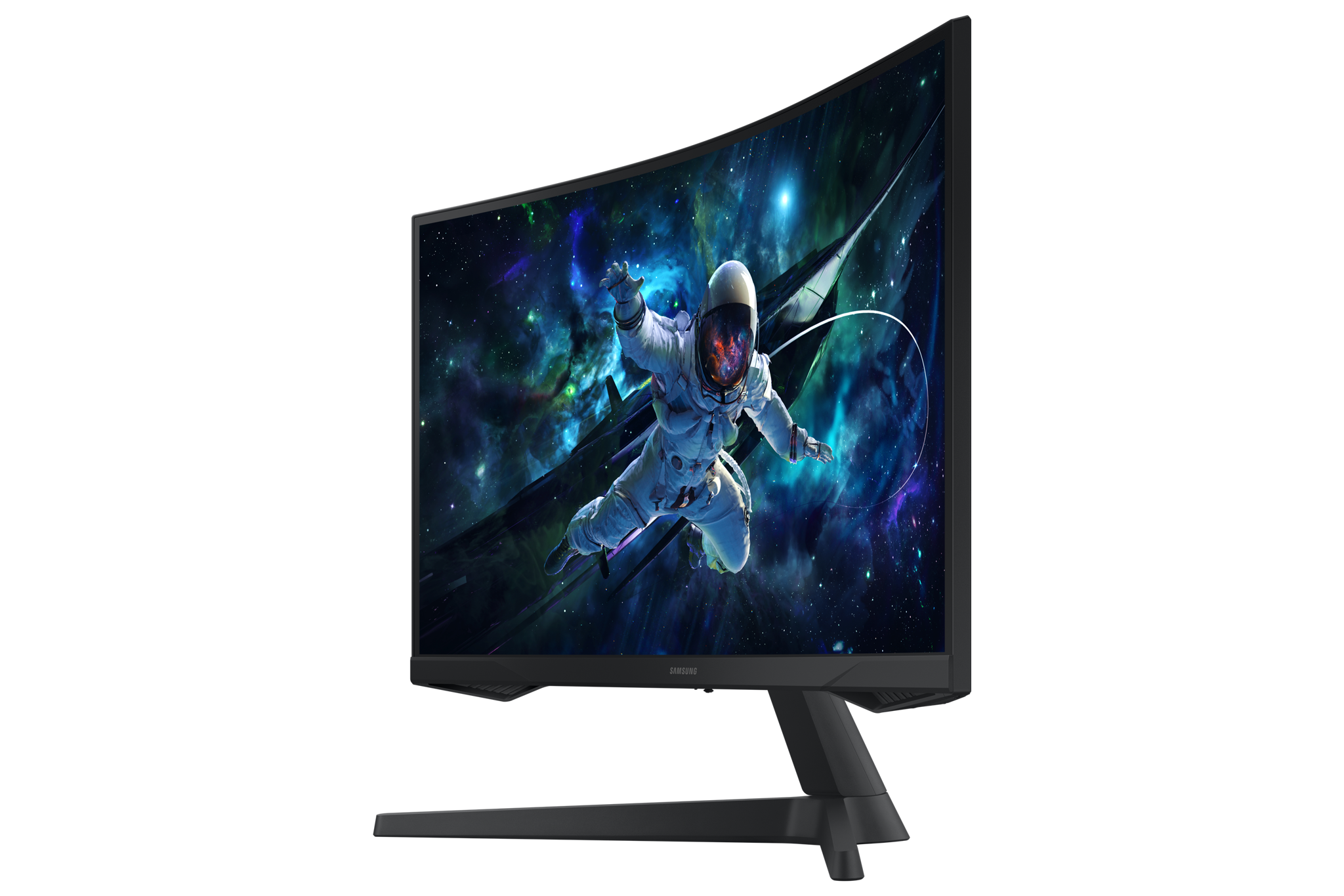 Samsung G55C, 68.6 cm (27"), 2560 x 1440 pixels, Quad HD, LED, 1 ms, Black