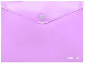 Aplankas-vokelis su spaude CoolPack, A4, plastikinis, pastelinis violetinis