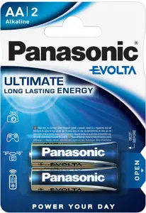 "Panasonic Evolta" AA/LR6, šarminis, 2 vnt.
