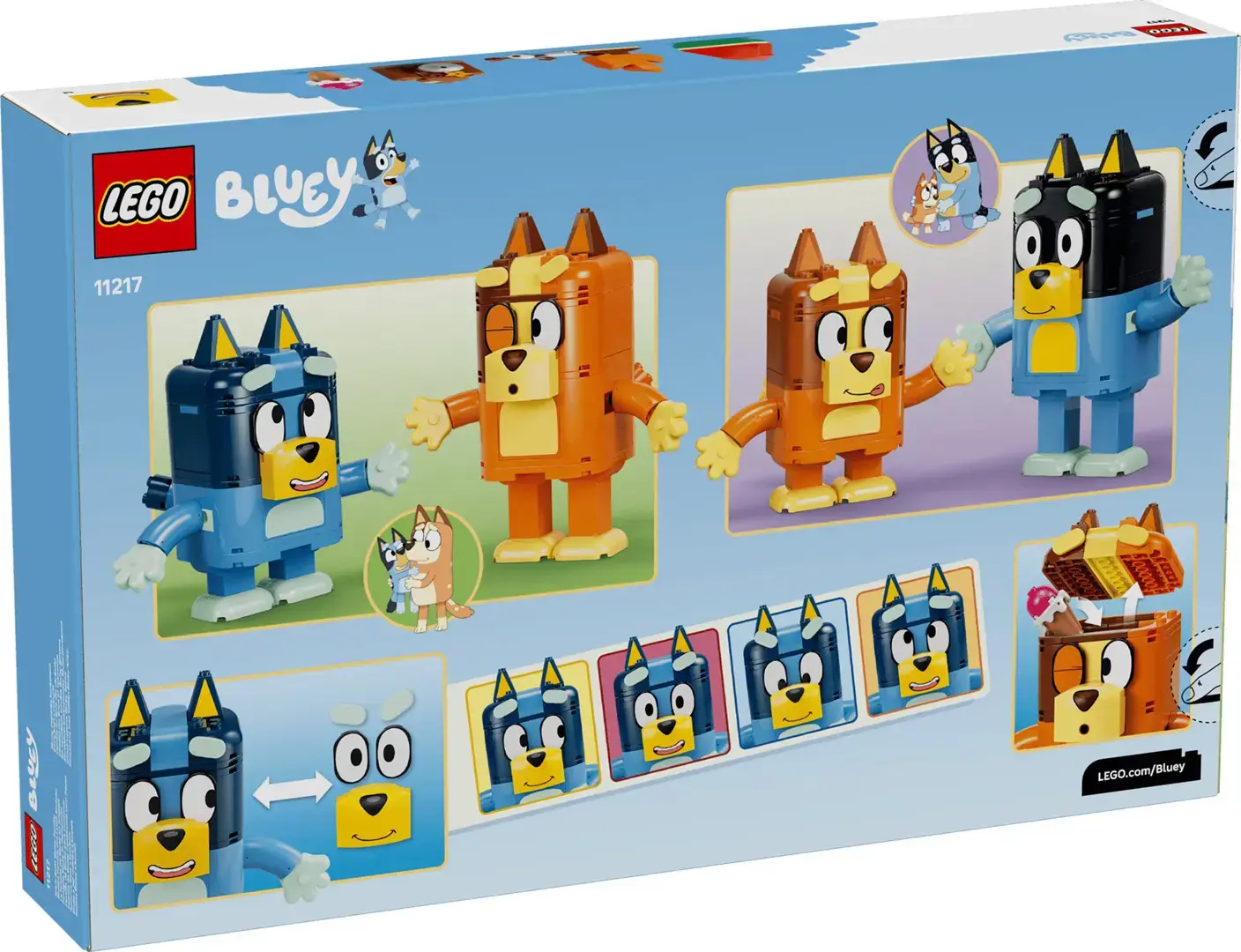LEGO BLUEY 11217 Brick-Built Bluey Family