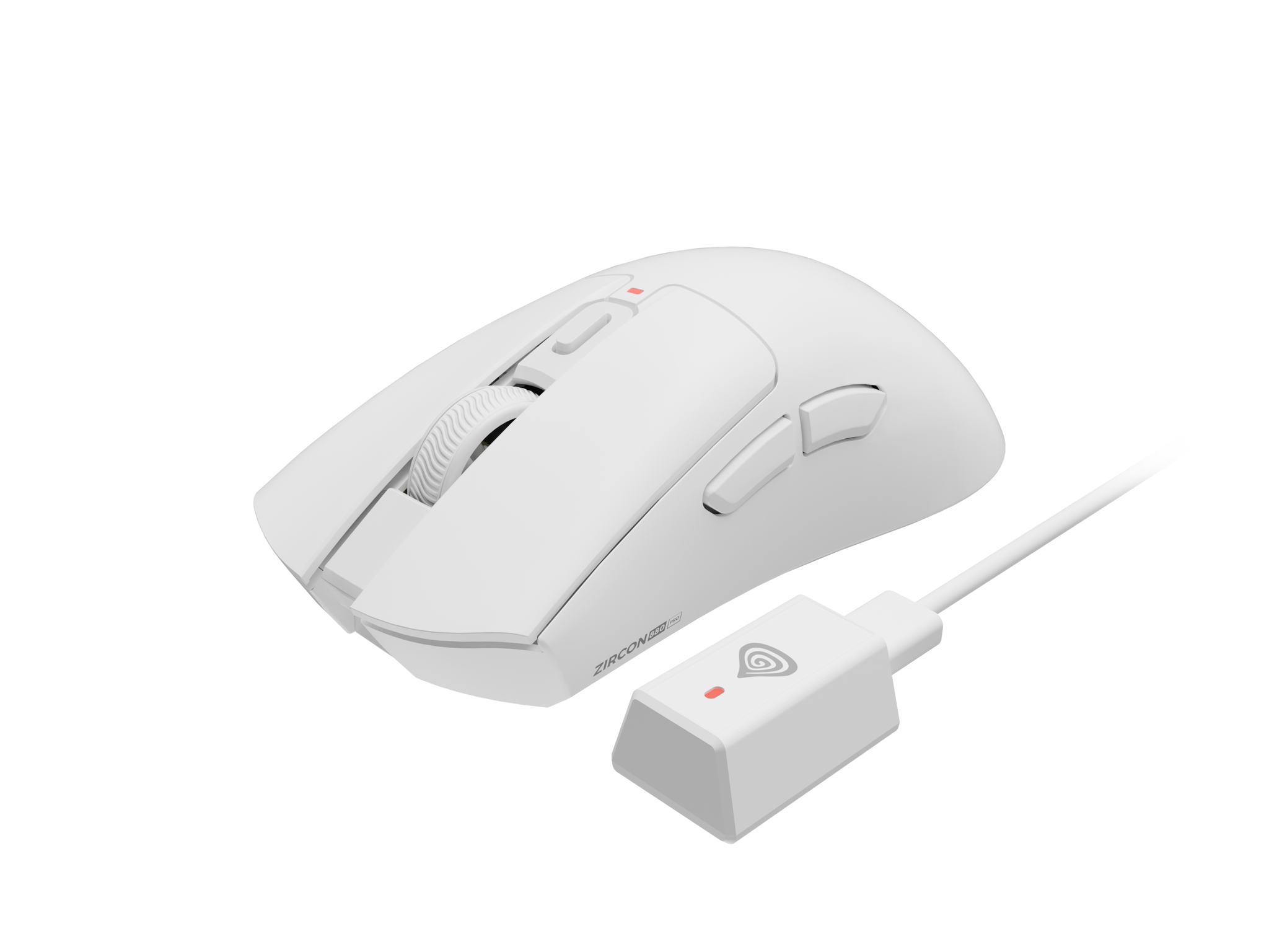 Genesis Gaming Mouse | Zircon 880 Pro 8k | Wireless | 2.4GHz, Bluetooth | White