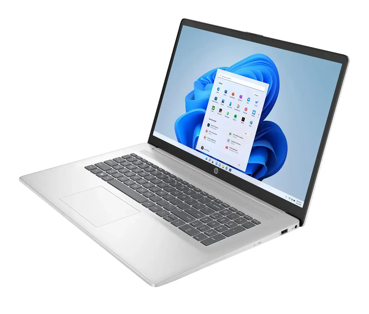 HP 17-cp3216nw AMD Ryzen™ 7 7730U Laptop 43.9 cm (17.3") Full HD Display 16 GB DDR4 SDRAM 512 GB SSD Wi-Fi 6 (802.11ax) Windows 11 Home Silver