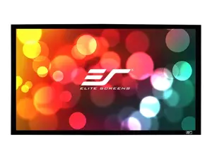 "Elite Screens" ER135WH1 "Sable" fiksuoto rėmo HDTV projekcinis ekranas (66,0 x 117,7")