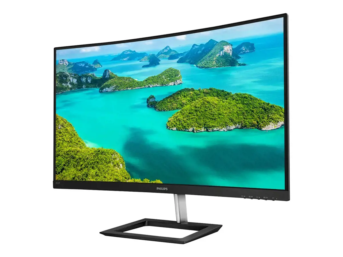 Monitorius Philips E Line 322E1C/00, 80 cm (31.5"), 1920 x 1080 pixels, Full HD, LCD, 4 ms, Black
