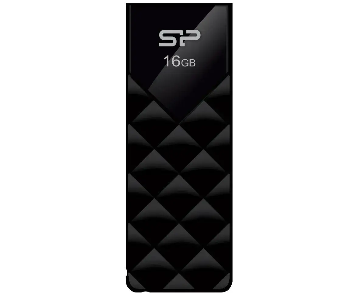 SILICONPOW SP016GBUF2U03V1K Silicon Power atmintinė USB Ultima U03 16GB USB 2.0 juoda