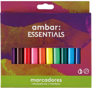 Jumbo Fiber Pen Ambar 12 unit