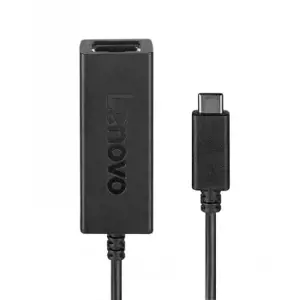 Lenovo 4X90S91831, laidinis, USB Type-C, Ethernet, juodas