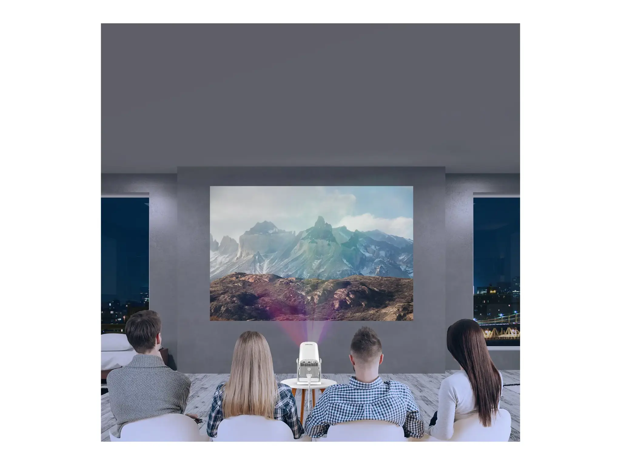 Philips NeoPix 250 | Full HD (1920x1080) | 250 ANSI lumens | White | Wi-Fi