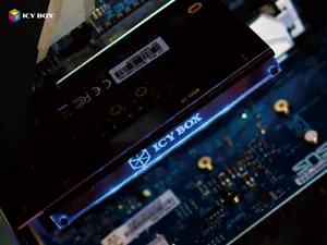 ICYBOX IB-PCI214M2-HSL "IcyBox" PCIe išplėtimo plokštė su M.2 M-Key lizdu vienam M.2 NVMe SSD diskui