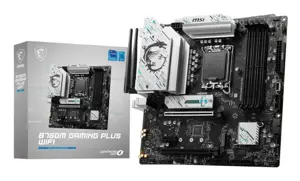 MSI B760M GAMING PLUS WIFI, Intel, LGA 1700, Intel® Celeron®, Intel® Pentium® Gold, LGA 1700, DDR5-…