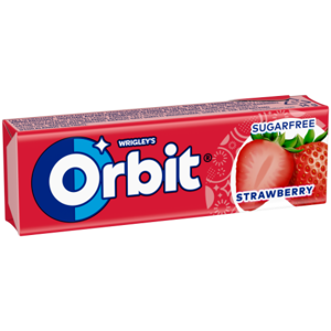 Kramtomoji guma ORBIT Strawberry Stickpack, 14 g
