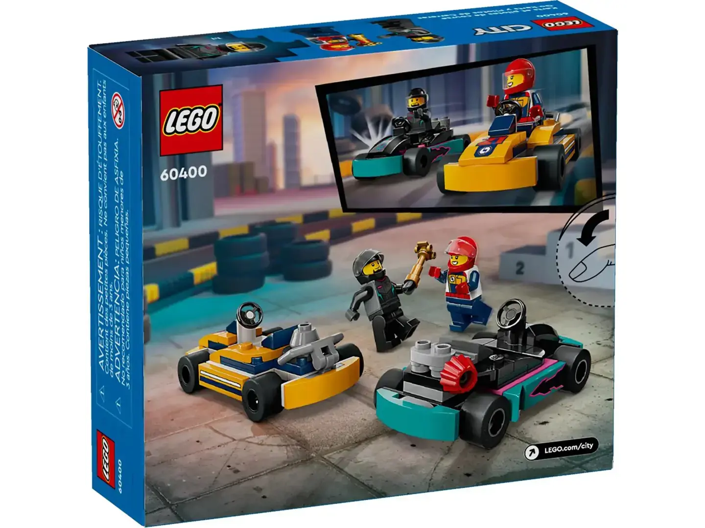 LEGO CITY 60400 GO-KARTS AND RACE DRIVERS