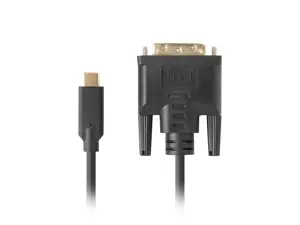 LANBERG kabelis USB-C M ->DVI-D 24+1 M 3 m juodas