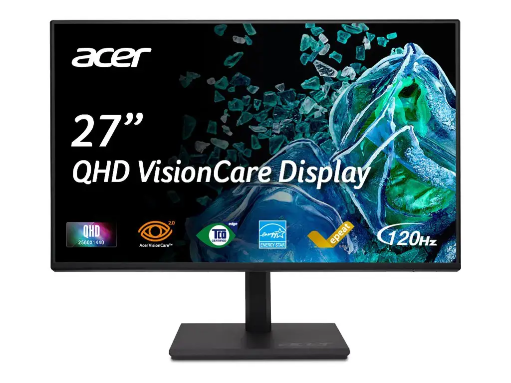 Acer Vero B7 B277U Gbmiiprzx Series | 27 " | IPS | 16:9 | 120 Hz | 4 ms | 2560 x 1440 pixels | 350 cd/m² | HDMI ports quantity 2 | Black