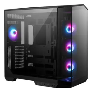 Case MSI MAG PANO 100R PZ MidiTower Case product features Transparent panel ATX MicroATX MiniITX Co…
