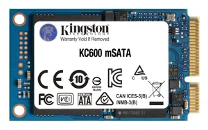SSD diskas KINGSTON KC600 256 GB, mSATA, SATA 6Gb/s