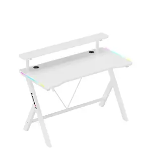 Huzaro Hero 1.9 RGB White Gaming Desk