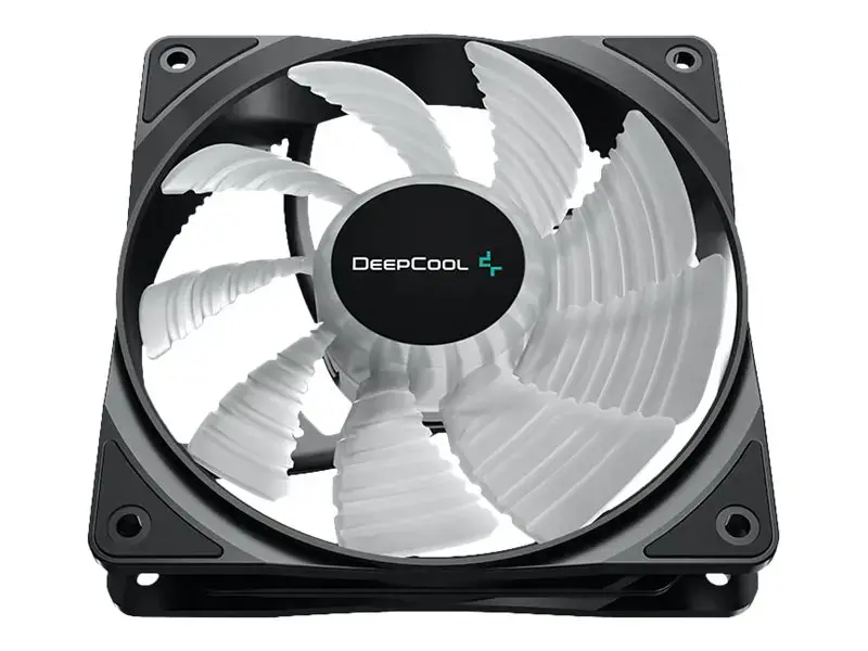 "DeepCool RF120 FS", ventiliatorius, 12 cm, 500 aps/min, 1500 aps/min, 27 dB, 56,6 cfm