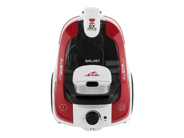 ETA Dulkių siurblys Salvet ETA051390000 be maišelio, galia 700 W, dulkių talpa 2,2 l, raudonos spalvos