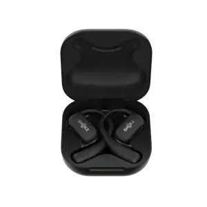 SHOKZ OpenFit, Belaidės, Skambučiai/Muzika/Sportas/Kiekviendienai, 73,85 g, Ausinės, juodos spalvos