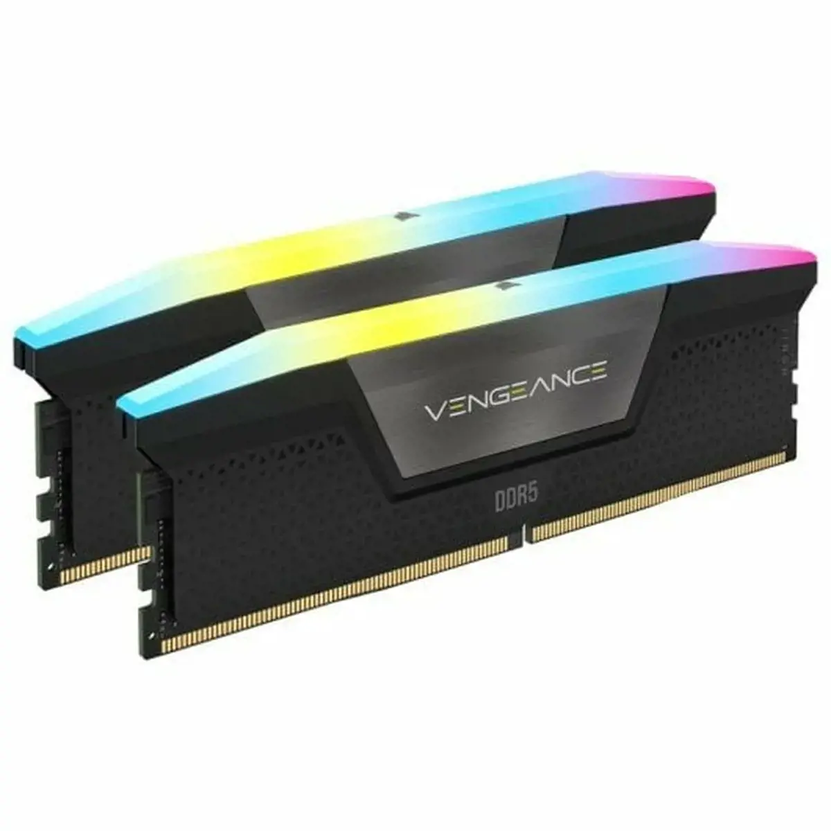 CORSAIR VENGEANCE RGB 32GB 2x16GB DDR5 6000MT/s DIMM Unbuffered 36-44-44-96 Std PMIC XMP 3.0 Black Heatspreader PCB 1.4V