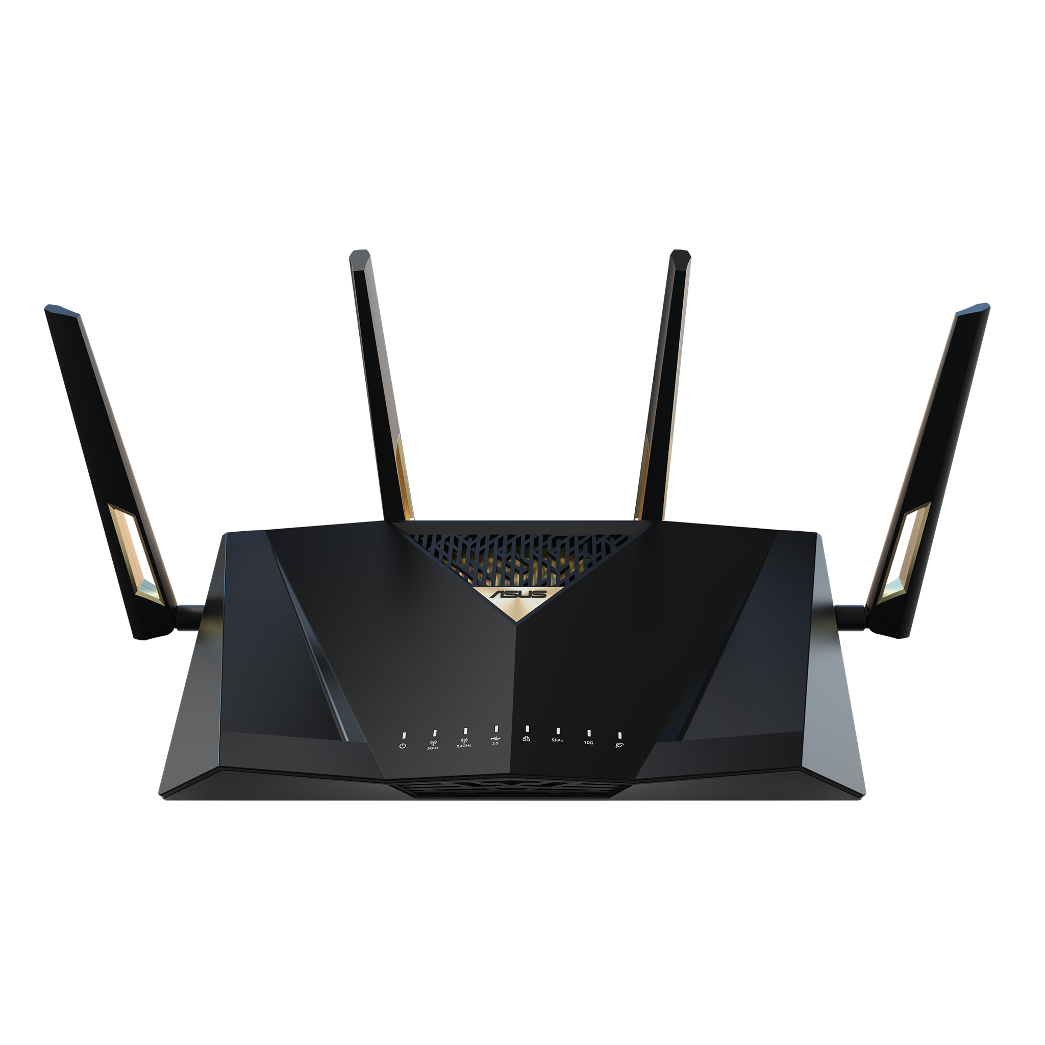 ASUS RT-BE88U, Wi-Fi 7 (802.11be), Dual-band (2.4 GHz / 5 GHz), Ethernet LAN, Black, Grey, Tabletop router