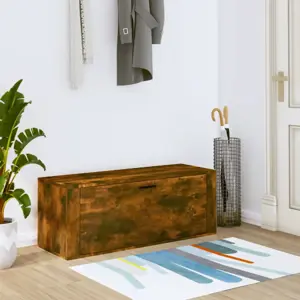 Spintelė batams, dūminio ąžuolo, 100x35x38cm, apdirbta mediena