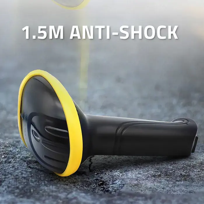 QOLTEC 50867 Brūkšninių kodų skaitytuvas 1D 2D USB juodas