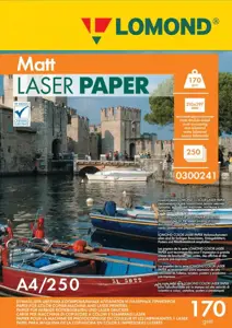 Matinis Fotopopierius Lomond, A4, 170 g/m², 250 psl.