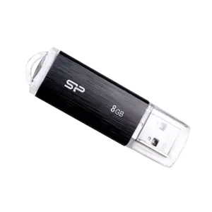 SILICONPOW SP008GBUF2U02V1K Silicon Power memory USB Ultima U02 8GB USB 2.0 juoda
