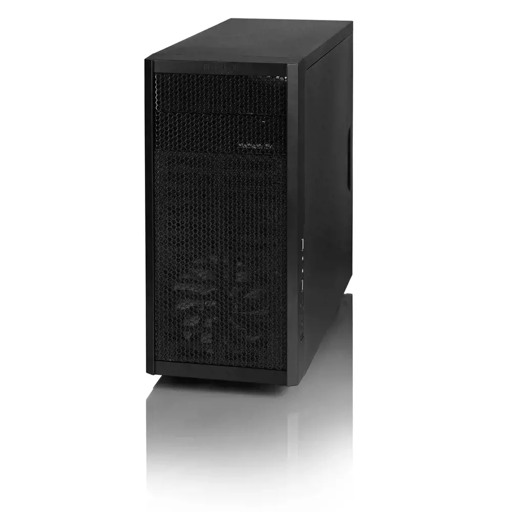 Fractal Design Core 1000 USB 3.0, Midi Tower, kompiuteris, juodas, DTX, micro ATX, Mini-ITX, 14,8 cm, 35 cm