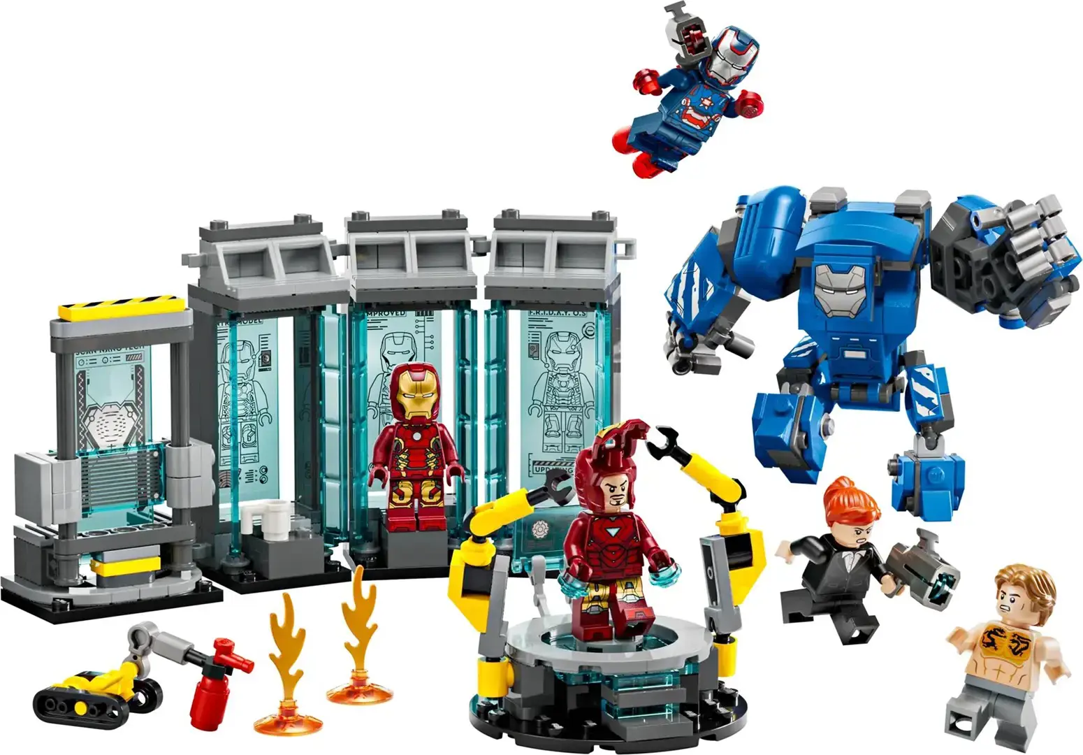 LEGO MARVEL 76315 Iron Man’s Laboratory: Hall of Armor