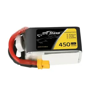Akumuliatorius Tattu 450mAh 14,8V 75C 4S1P 