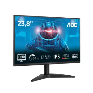 AOC | Q24B36X | 24 " | IPS | QHD | 16:9 | 144 Hz | 4 ms | 2560 x 1440 pixels | 300 cd/m² | HDMI ports quantity 1 | Black