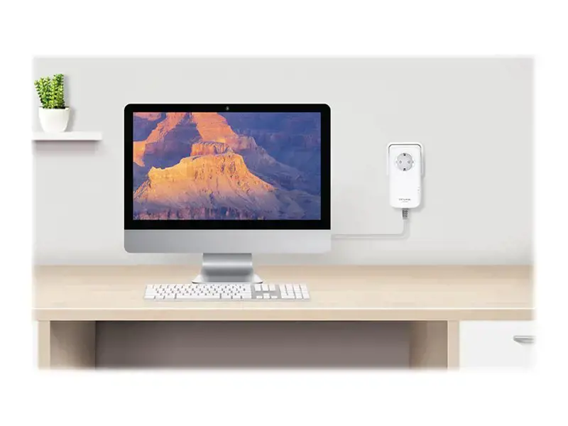TP-Link AV1300 Gigabit Passthrough Powerline Starter Kit, 1300 Mbps, IEEE 802.3, IEEE 802.3ab, IEEE 802.3u, Gigabit Ethernet, 10,100,1000 Mbps, 10BASE-T, 100BASE-TX, 1000BASE-T, HomePlug AV2