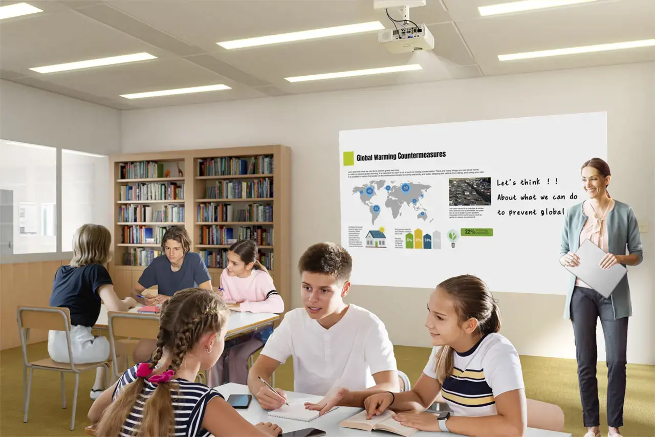 Epson EB-L265F, 4600 ANSI lumens, 3LCD, 1080p (1920x1080), 2500000:1, 16:9, 787.4 - 7874 mm (31 - 310")