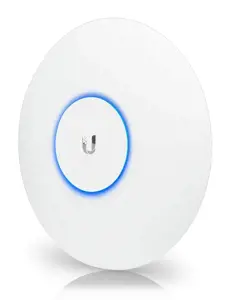 "Ubiquiti" prieigos taškas "UniFi AC PRO", 450 Mbps (2,4 GHz), 1300 Mbps (5 GHz), pasyvusis PoE, 48 V 0,5 A PoE adapteris, 802.3af/at, 2x10/100/1000 RJ45 prievadas, integruotas 3 dBi 3x3 MIMO (2,4 GHz ir 5 GHz), 250+ klientų vienu metu