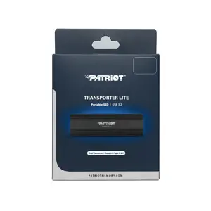 Patriot Memory Transporter Lite 2 TB USB Type-C 3.2 Gen 2 (3.1 Gen 2) (PTPL2TBPECB) Black