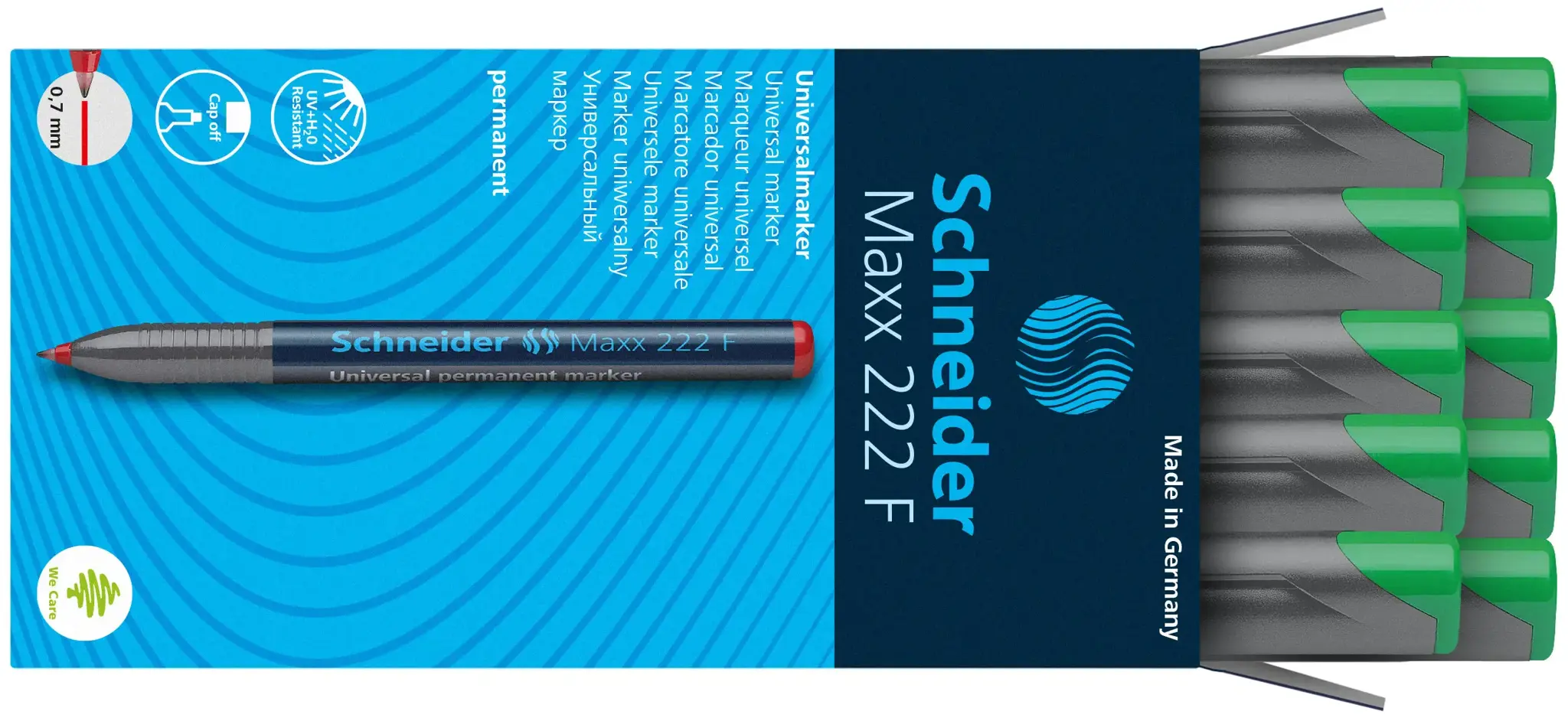 Permanentinis markeris SCHNEIDER OHP MAXX 222F, 0,7 mm
