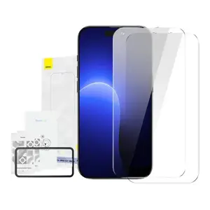 "Baseus Crystal" grūdintas stiklas 0,3 mm "iPhone 14 Pro" (2 vnt.)