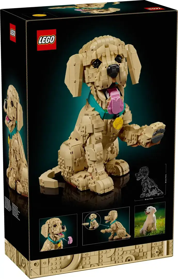 LEGO ICONS 11384 Golden Retriever Puppy
