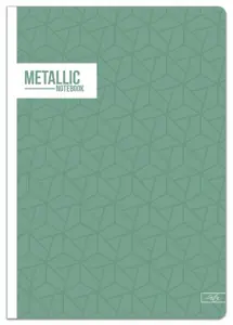 Sąsiuvinis(platus) A5 24lap. 80g METALLIC linija