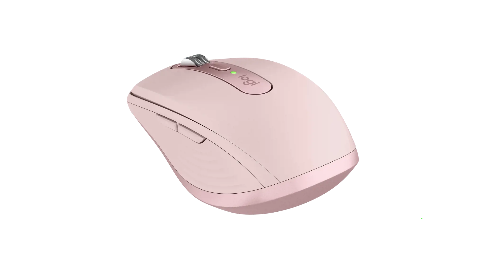 "Logitech MX Anywhere 3S", dešinioji ranka, lazerinis, RF belaidis + "Bluetooth", 8000 DPI, rožinis